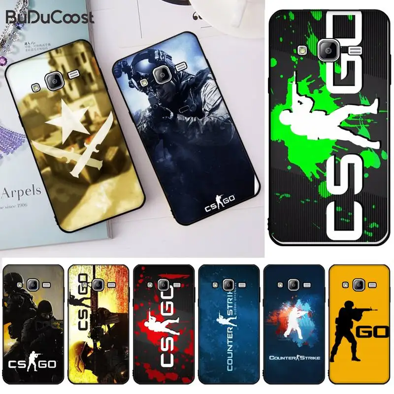 Чехол Slok Counter Strike Global csgo cs go для телефона Samsung J2 4 5 6 7 8 Prime Pro Plus Duo Neo J415 2016 9 J600 737 730 |
