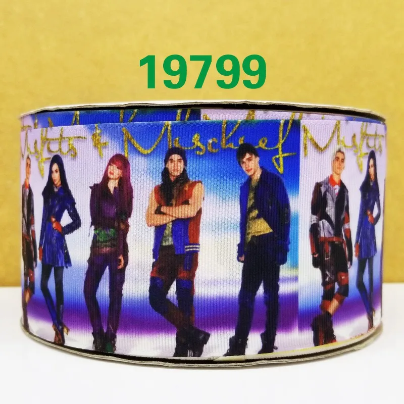 50 ярдов мультфильм напечатанный grosgrain ленты 19952