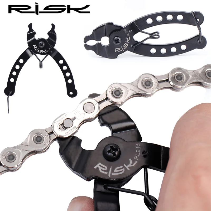 

Risk Bike Chain Link Removal Tool Bicycle Open Close Chain Link Cutter Mini Mountain Bike Quick Bike Chain Tools Buckle Pliers
