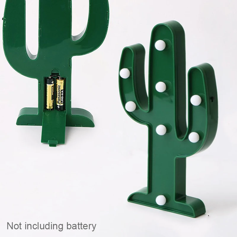 

Cactus Decorative Lamp Desk Nightlight Children Mood Anywher Baby Night Light Christmas Novelties Led Wireless Ins Coconut Tree