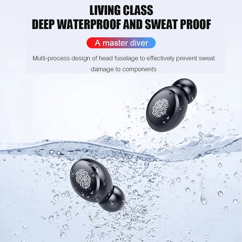 

V11 Wireless Bluetooth Earphone Headphones With Microphone Sport Headset Noise Cancel TWS for Samsung Galaxy Phones PK G6s F9