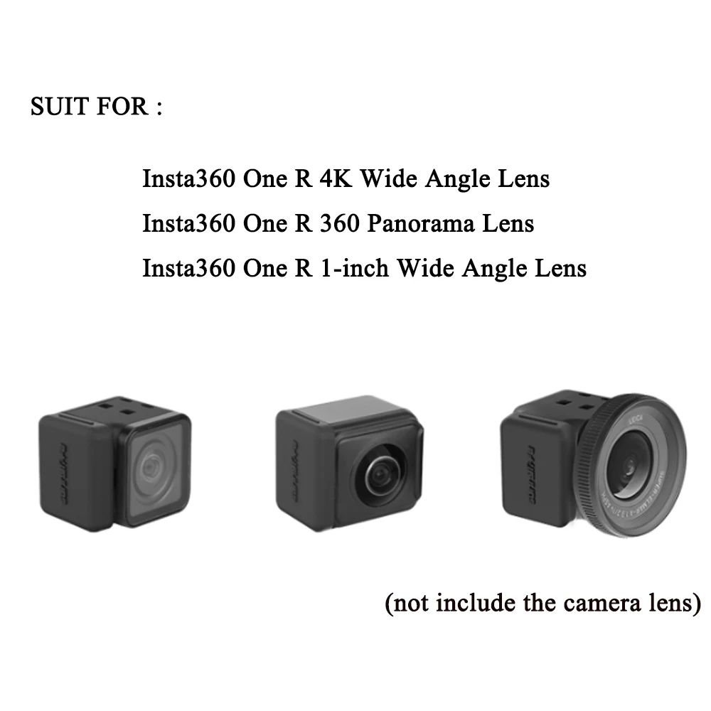 2 шт. пылезащитный силиконовый чехол для объектива камеры Insta360 One R аксессуары