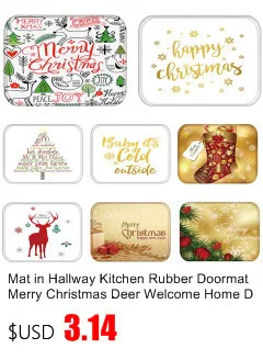 1Pcs Santa Pattern Christmas Cushion Cover 45*45 Decorative Throw Pillow Xmas New Year Home Decor Polyester Pillowcase 40543