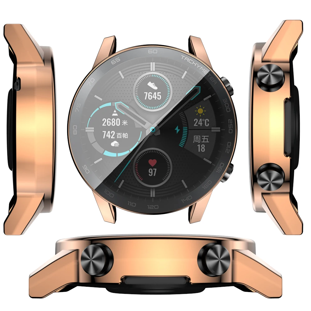 Фото Защитный чехол для часов из ТПУ для Huawei Honor Magic Watch 2 46 мм, защитный чехол для Honor Magic 2, аксессуары для часов №3