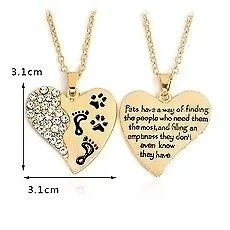 Модное популярное индивидуальное ожерелье с принтом собачьей лапы для девочек и