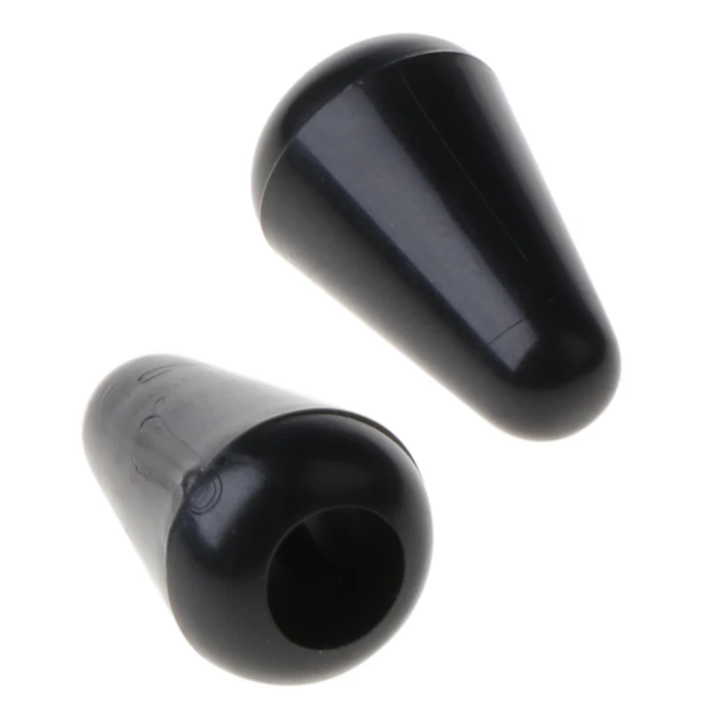 Новый 6 шт. гитары Запчасти 3 Way тумблер наконечник ручки Кепки 4 мм Пластик