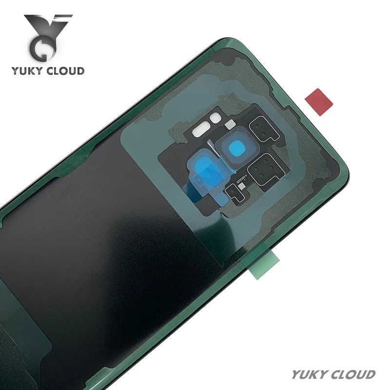 

SAMSUNG Back Battery Cover For Samsung Galaxy S9 G960 SM-960F S9 Plus S9+ G965 SM-G965F Back Rear Glass Case + Tools