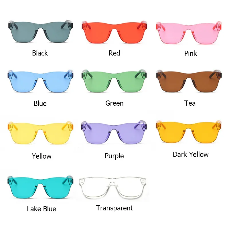 Солнцезащитные очки RBRARE женские праздничные цельнокроеные Прозрачные солнечные