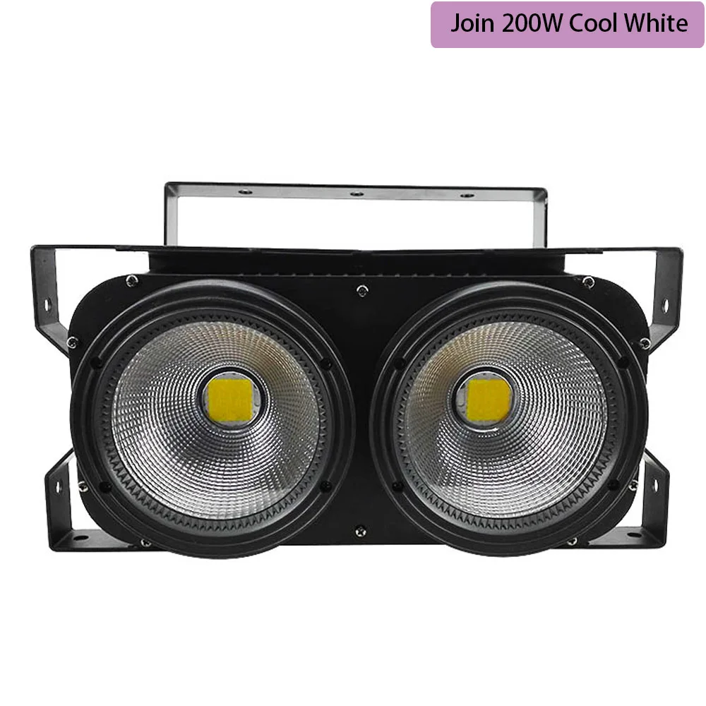 Join 200W Cool White 1 шт. 200 Вт COB Stgae светильник 4x100 Вт Led Blinder 100 Вт RGBWA UV 6в1/5в1/4в1/Холодный теплый белый DJ Par Точечный светильник для баров и театров - Цвет: Join 200W Cool White