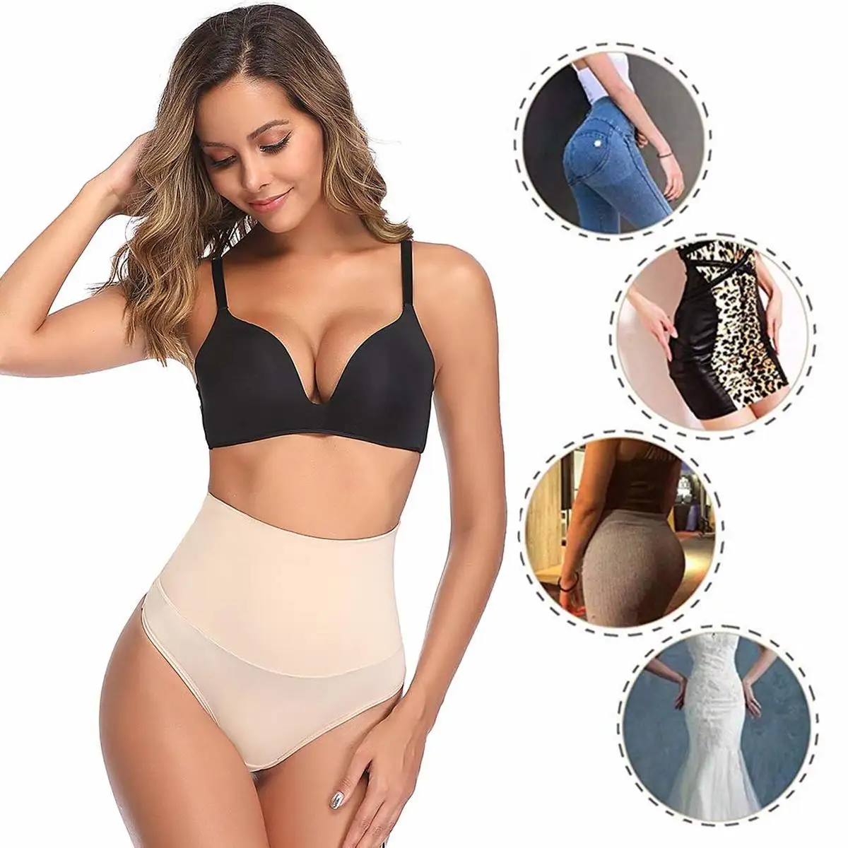 Сексуальные трусики Корректирующее белье стринги женское нижнее утягивающее |