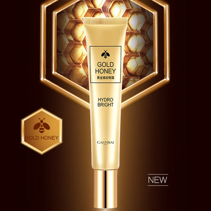 Золотой прополис увлажняющий крем для век темный круг мешок глаз ухода за