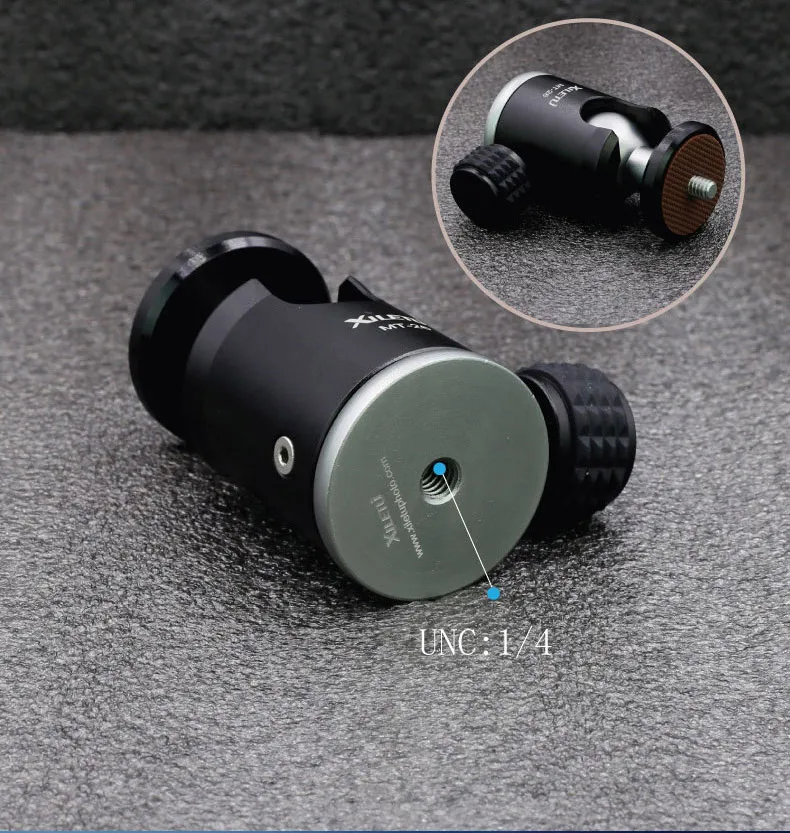 XILETU MT26+ XT15 алюминиевый сплав Настольный кронштейн Мини Настольный Штатив с шаровой головкой для DSLR камеры беззеркальной камеры смартфона