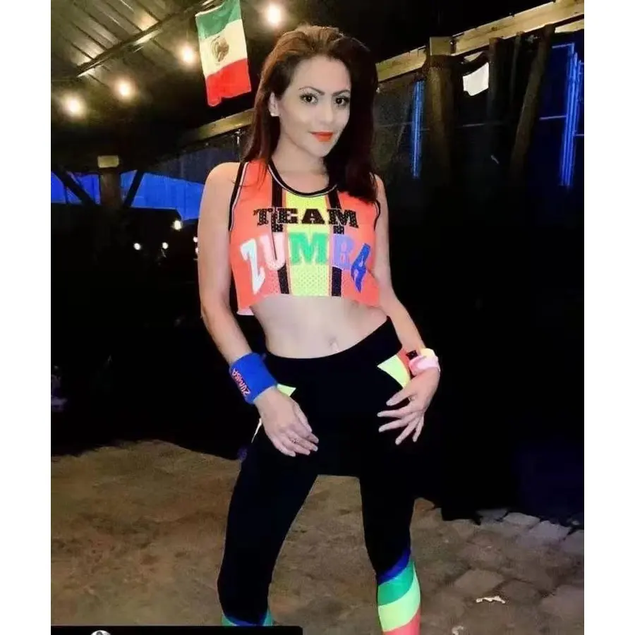 Одежда Zumba новая дешевая Женская одежда для йоги аэробики и бега фитнеса zumba майка