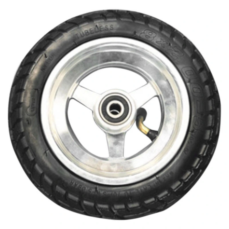 

New 8 Inch Electric Scooter Tire 8X2.0-5 Tubeless Tire 8X2.00-5 Thickened Tubeless Tire Wheel Set