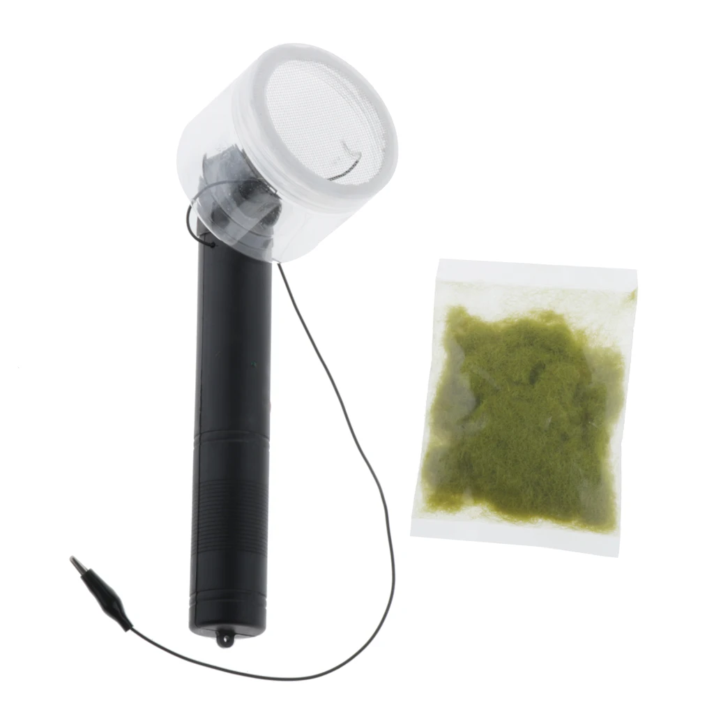 Aplicador port&aacute;til para m&aacute;quina de flocado de c&eacute;sped, herramienta para hacer Flocado de c&eacute;sped para plantas-0