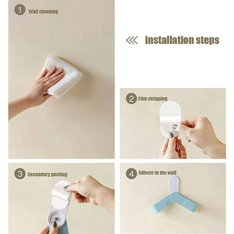 

6Pcs Portable Pot Rack Kitchen Storage Kitchenware Rack Spoon Rack Free Hole Wall Hanging Cooking Storage Kitchen Tool