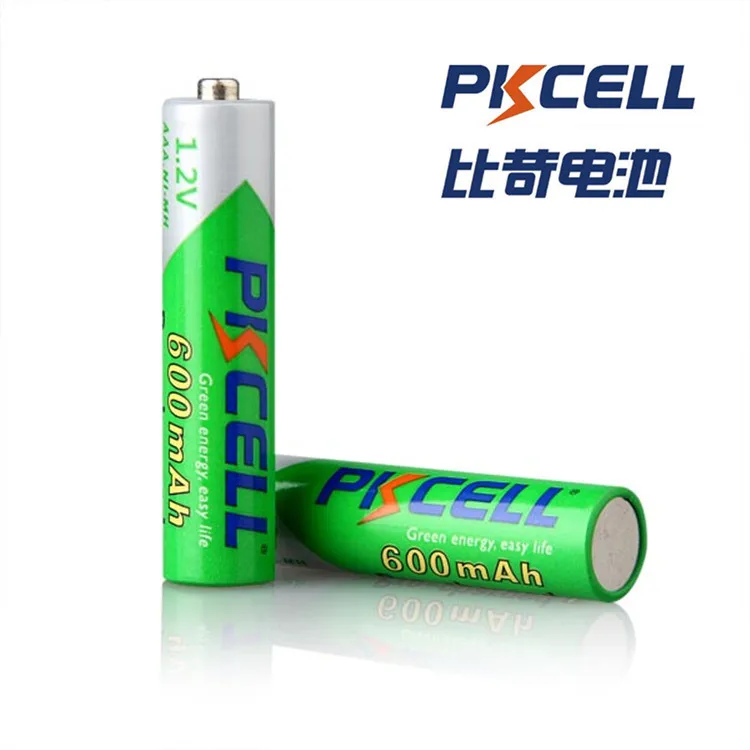 

20pcs PKCELL AAA Battery 600mAh 1.2V NI-MH AAA Low self discharge 3A Rechargeable batteries