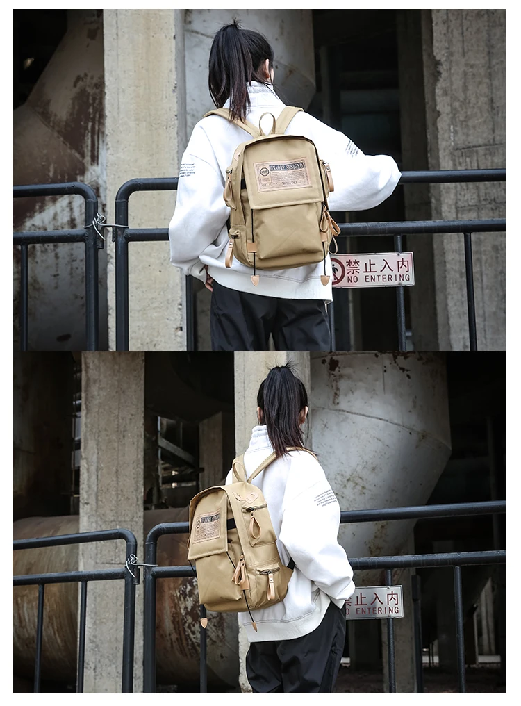 

PB2715 Casual simple campus student schoolbag female backpack
