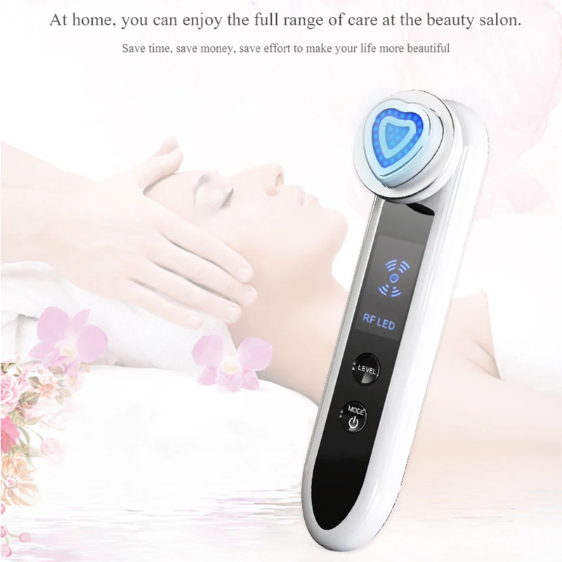 Уход за кожей лица мезотерапия ЭМС Электропорация RF лифтинг машина светодиодный