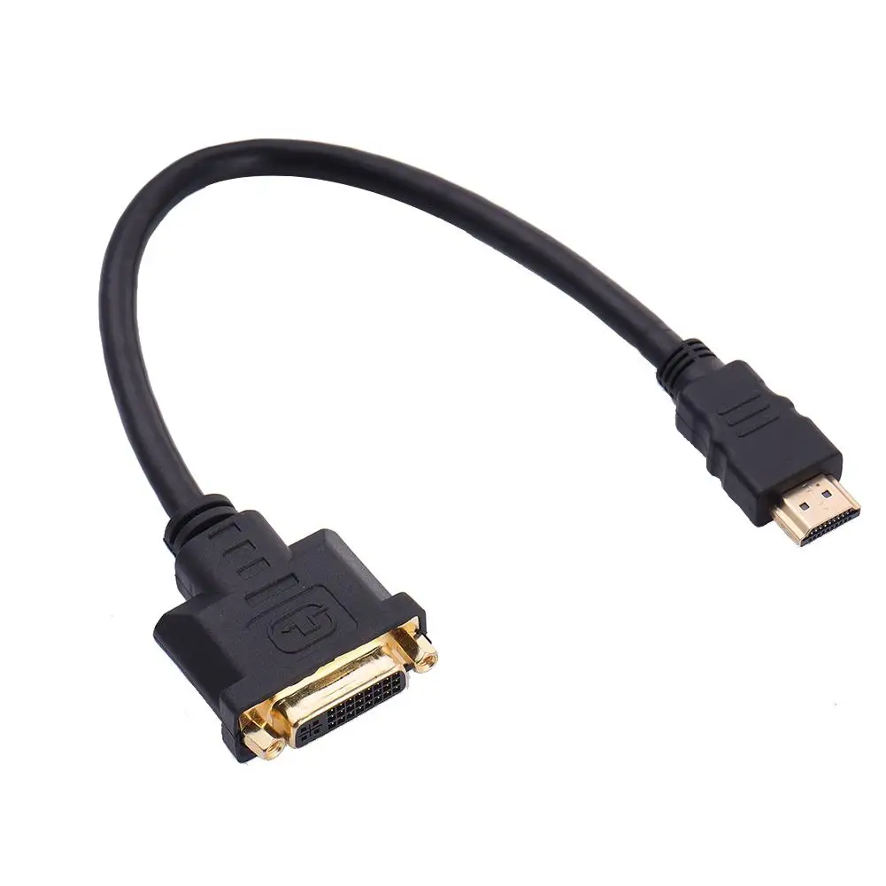 

Кабель HDMI-совместимый с DVI, Мужской адаптер 24 + 1, Мужской адаптер с золотым покрытием 1080P для HD ТВ, DVD-проектора, PlayStation 4, PS4/3, ТВ-приставки