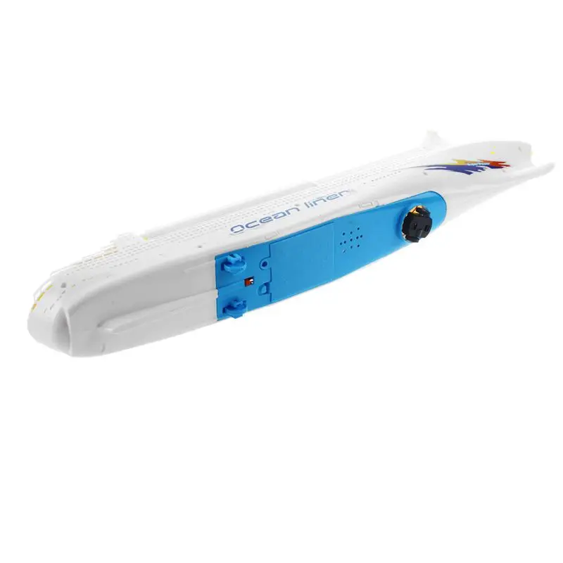 Океанский лайнер Круизный корабль лодка электрическая игрушка мигающий