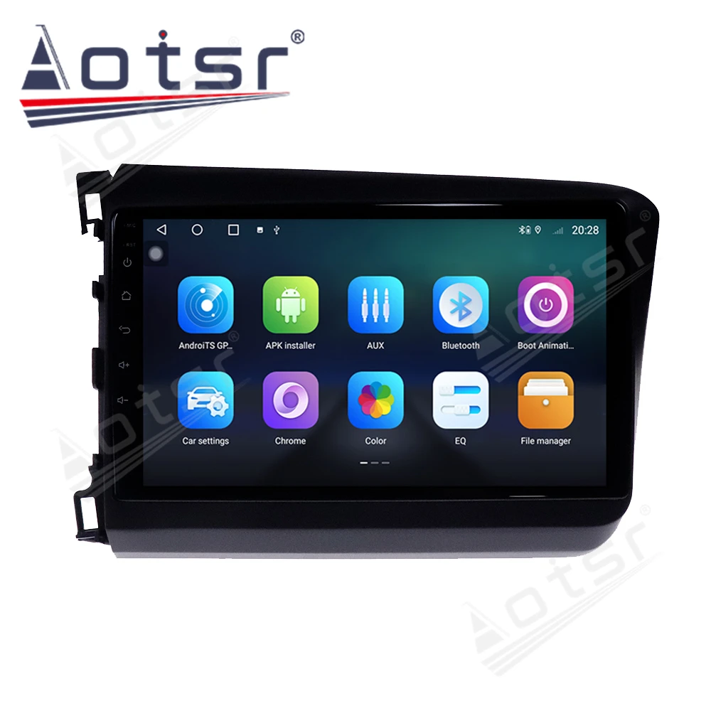 

Android 10 For Honda Civic 9 FB FK FD 2011 - 2015 Car DVD GPS Navigation Auto Radio Stereo Multimedia Player Head Unit No 2 din