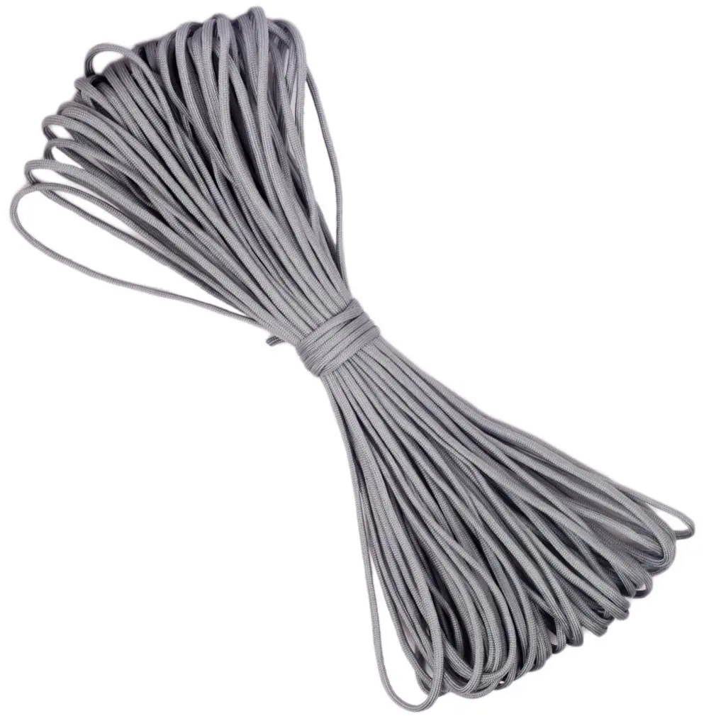 

Paracord Parachute Cord Lanyard Mil Spec Type III 7 Strand Core 50 100 Feet Drop Shipping