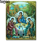 Картина-Пазл троица 5D сделай сам, мозаика из круглых страз, вышивка крестиком, мозаика ручной работы, подарок