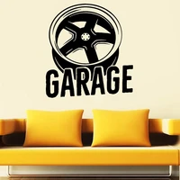 garage wall decal vinyl wall decals wheel car vehicle service large wall stickers wall decals quotes livingroom home decor c677
