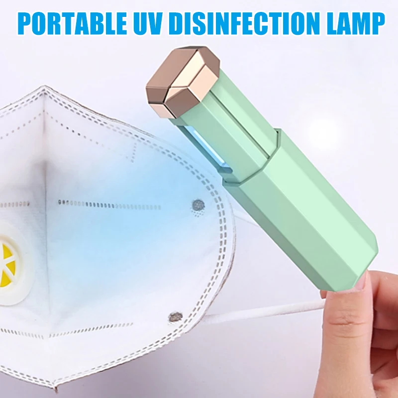 Новая портативная УФ-дезинфекционная лампа Kill 99.99% микробов Антибактериальный