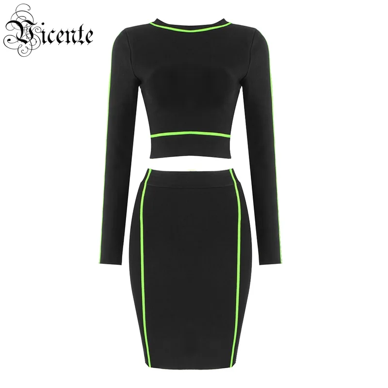 Новинка 2020 года: модные комплекты из двух предметов с длинным рукавом и круглым