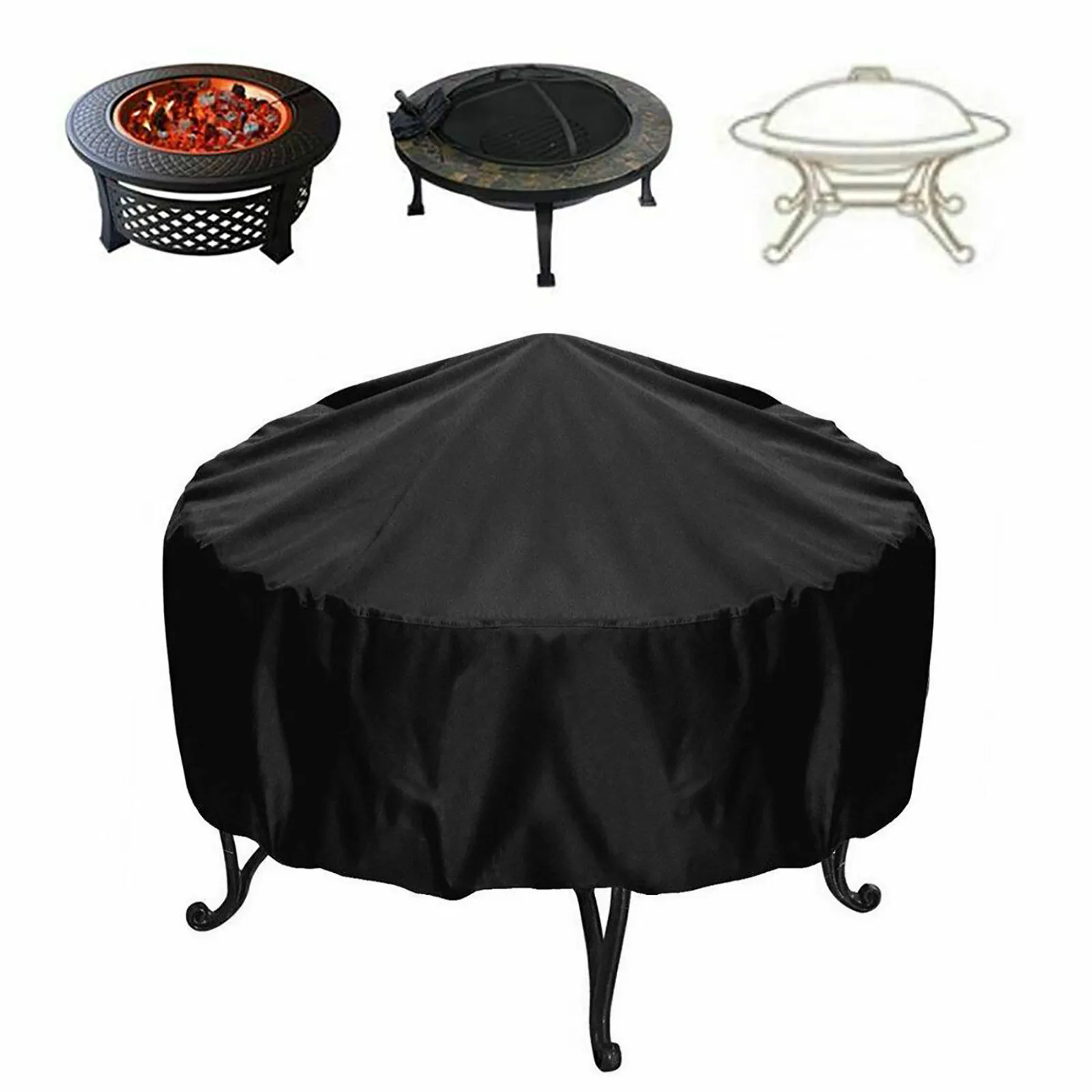 

Гриль-барбекю Пылезащитная крышка непромокаемые крышка камина с защитой от пыли и устойчивая к ультрафиолетовому излучению моющаяся оксфо...