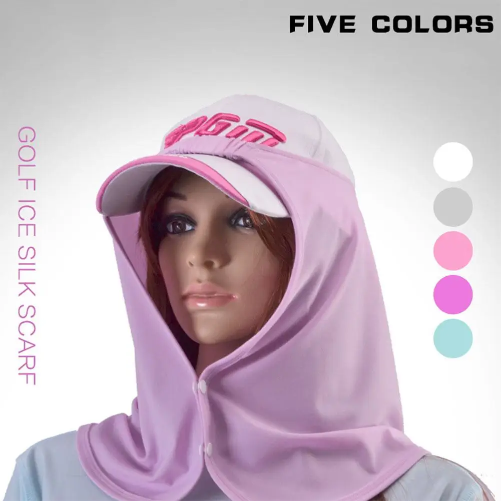 

Быстросохнущий дышащий шелковый шарф Mounchain для гольфа, шарф для защиты от солнца и УФ-лучей для мужчин и женщин