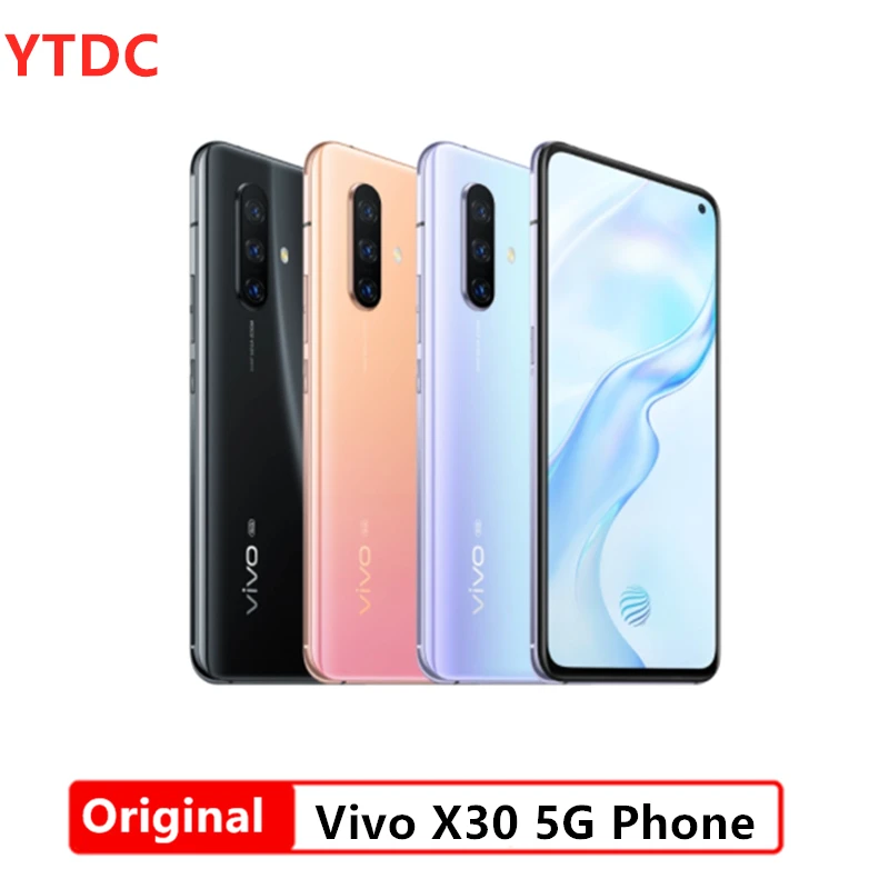 Оригинальный Vivo X30 5G смартфон 6 44 ''XDR Экран 8 Гб Оперативная память 128 256