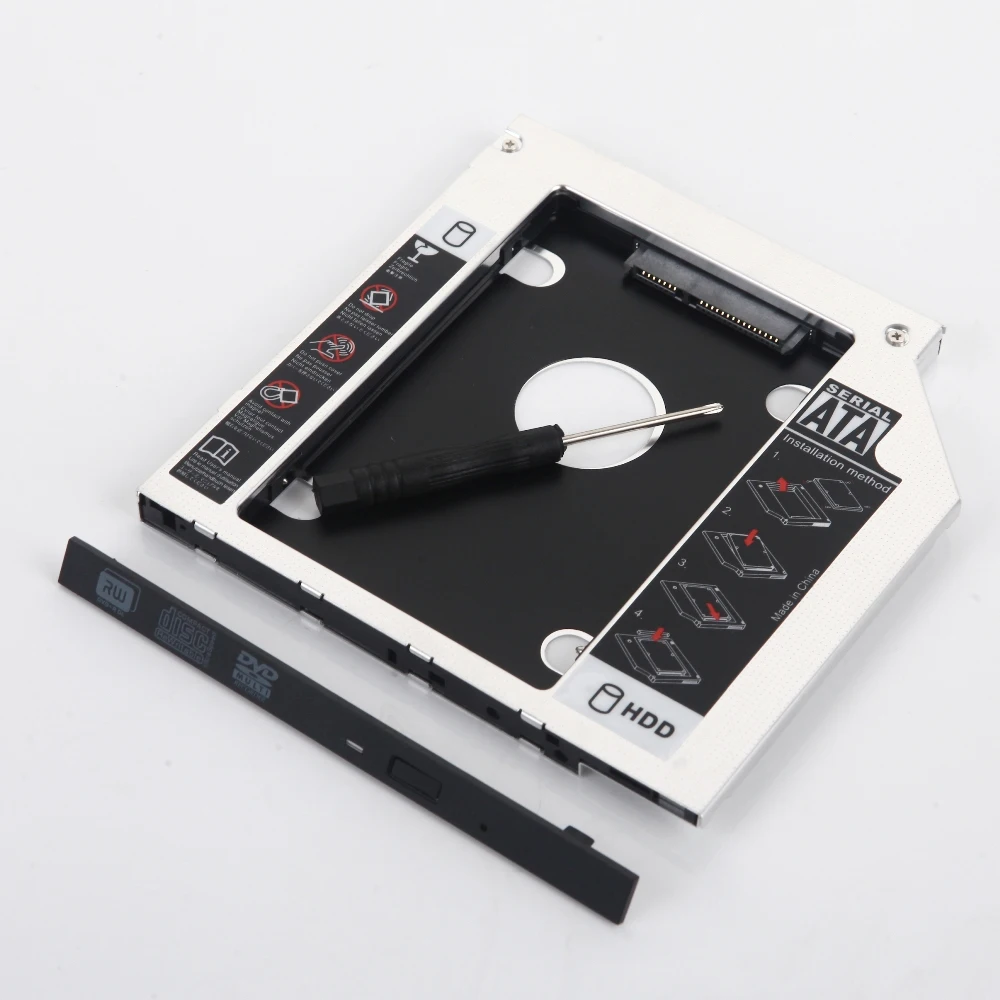 9 5 мм 2nd жесткий диск SSD Оптический Защитный Контейнер для устройств считывания и