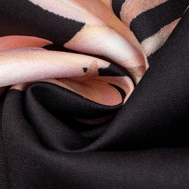 

Women Long Sleeve O-Neck Bomber Jacket Stand Collar Zipper Up Short Outwear Tops Floral Printed Lightweight Coat