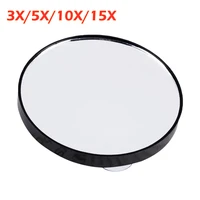 portable vanity hot selling round makeup mirror magnifying mirror with two suction cups cosmetics tools 351015x magnification