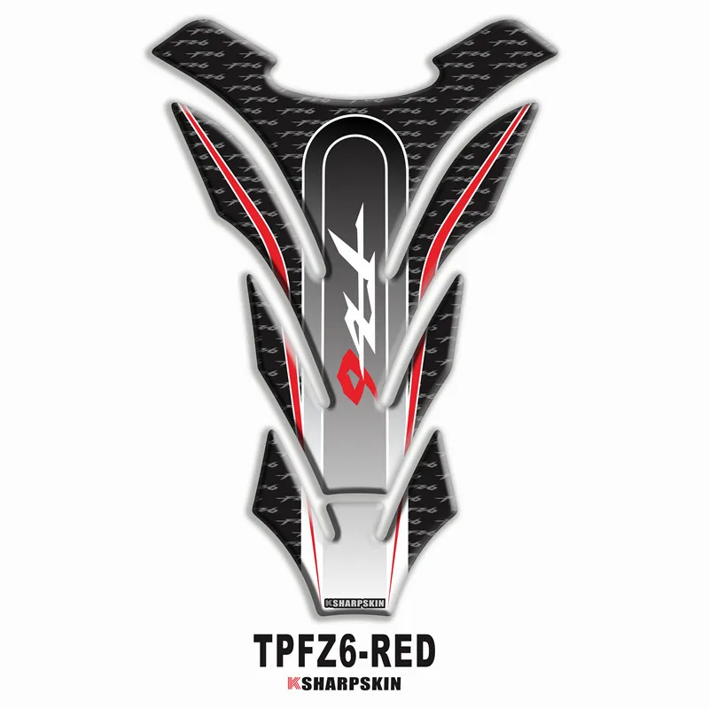 Мотоцикл 3D топливный бак Наклейка защитная декоративная наклейка для YAMAHA FZ6 Танк