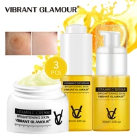 vitamin c facial skin care whitening moisturizing brighting anti wrinkle anti aging repair fade freckles 3pieces