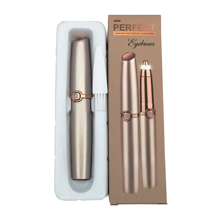 Бесплатная доставка безболезненный эпилятор для бровей портативный женщин и