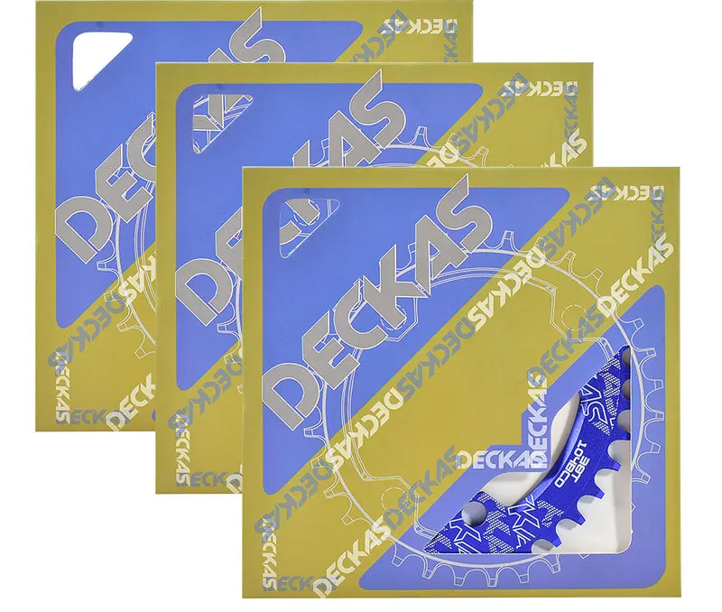 

Deckas Round Narrow Wide Chainring 104BCD 32T 34T 36T 38T Mountain Bike Chainring Multi-color Crankset Tooth Plate Parts