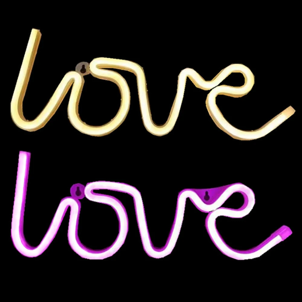 Светодиодный неоновый светильник креативное украшение для свадьбы Дня Святого