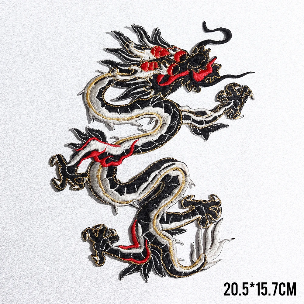 Изысканная Китайская вышивка в виде животного с четырьмя крапанами голубой