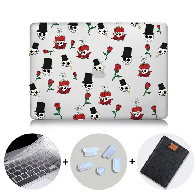 MTT милый мультяшный чехол для Macbook Air 11 13 Pro 13 15 Touch Bar Crystal Cover для mac book 12 дюймов retina 13,3 сумка для ноутбука - Цвет: MB03