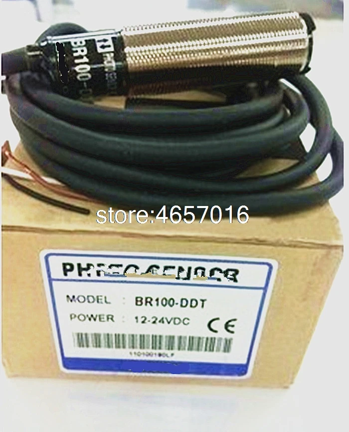 

BR100-DDT BR100-DDT-P Autonics M18 12-24VDC Diffuse Reflectance Photoelectric Switch Sensors