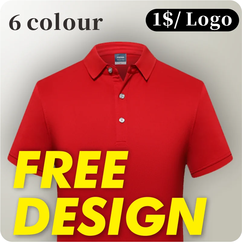 

Customized printing and embroidery for men's and women's business casual fashion Polo shirts in spring and summer