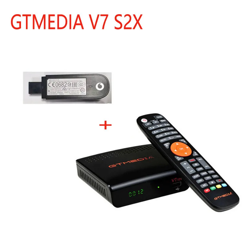 20 шт. GTMEDIA V7 S2X дополнительно 3G или Wi-Fi DVB-S2 HD PowerVU спутниковый приемник DVB-S/S2/S2X AVS +