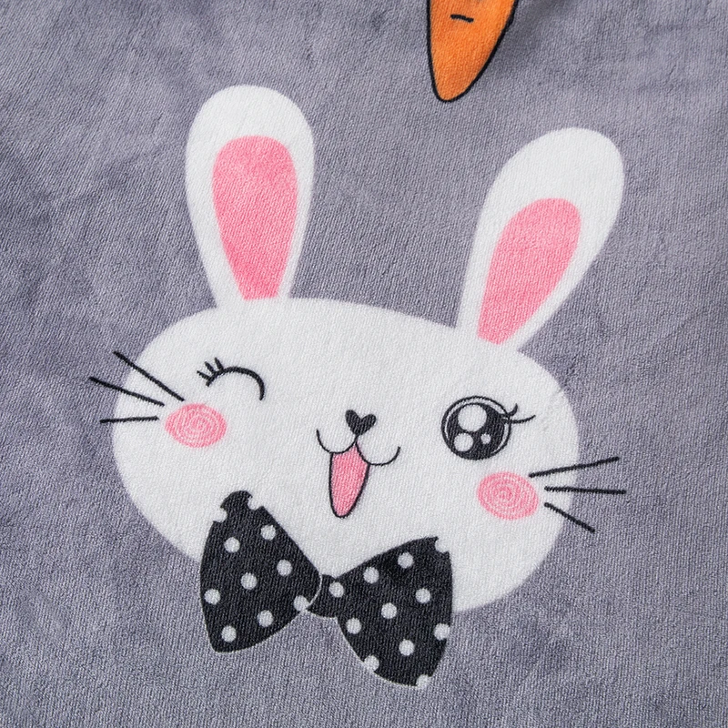 Одеяла с кроликами Твин Полный королевы роскошный морковь одеяла милые мягкие