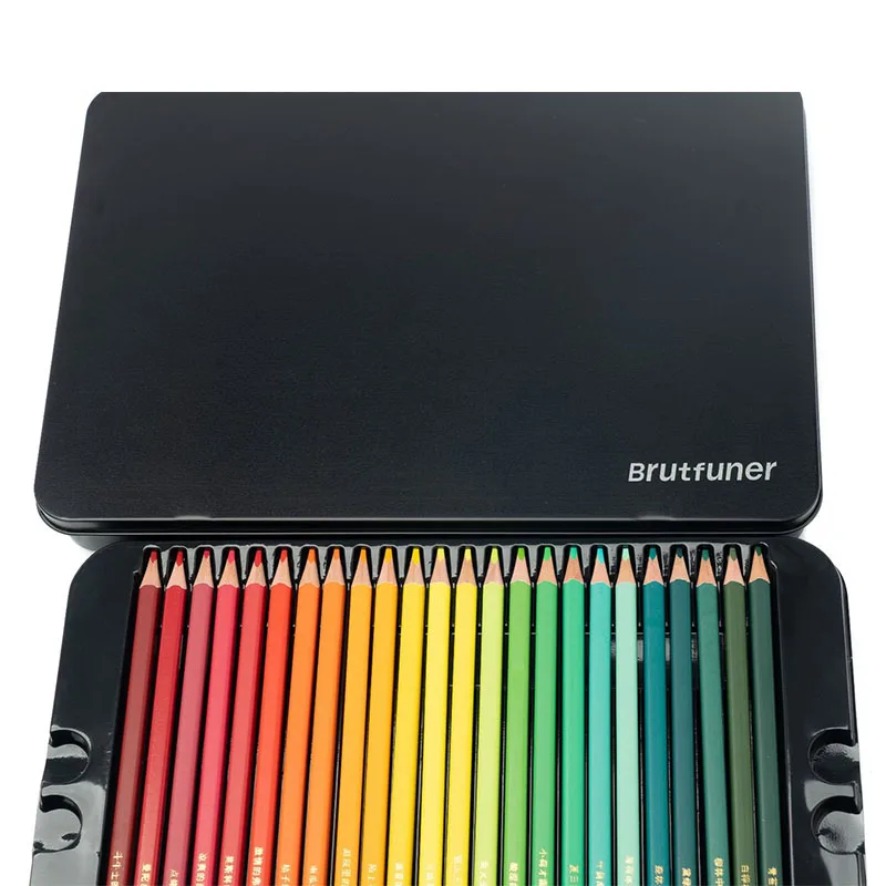 Набор профессиональных масляных квадратных карандашей с жестяной коробкой 120