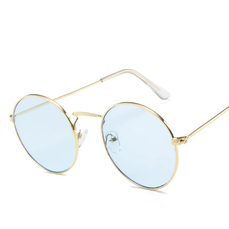 Очки солнцезащитные женские круглые винтажные брендовые дизайнерские солнечные